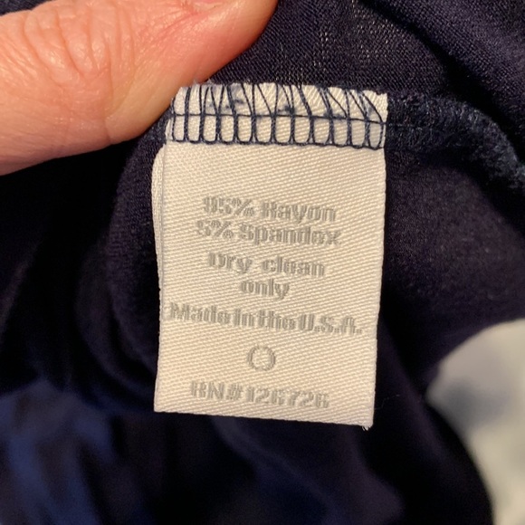 KAIN label maxi rope tie waist vneck sleeveless Stretchy Navy Maxi Dress small - Picture 7 of 7